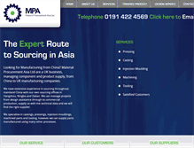 Tablet Screenshot of materialprocurementasia.com